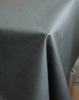Wipeable Linen Forest Green