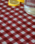 Gingham Red