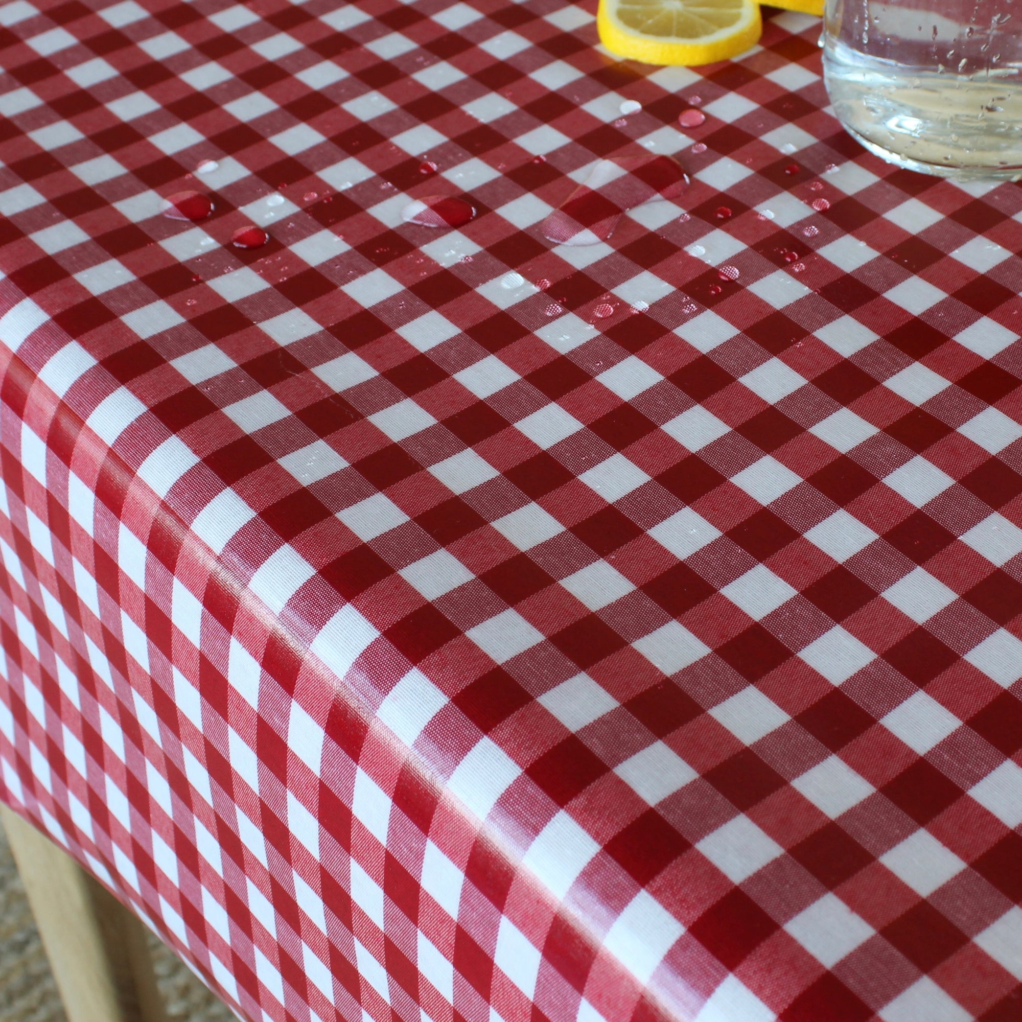 Gingham Red