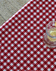 Gingham Red