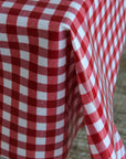 Gingham Red