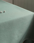 Wipeable Linen Dusty Mint